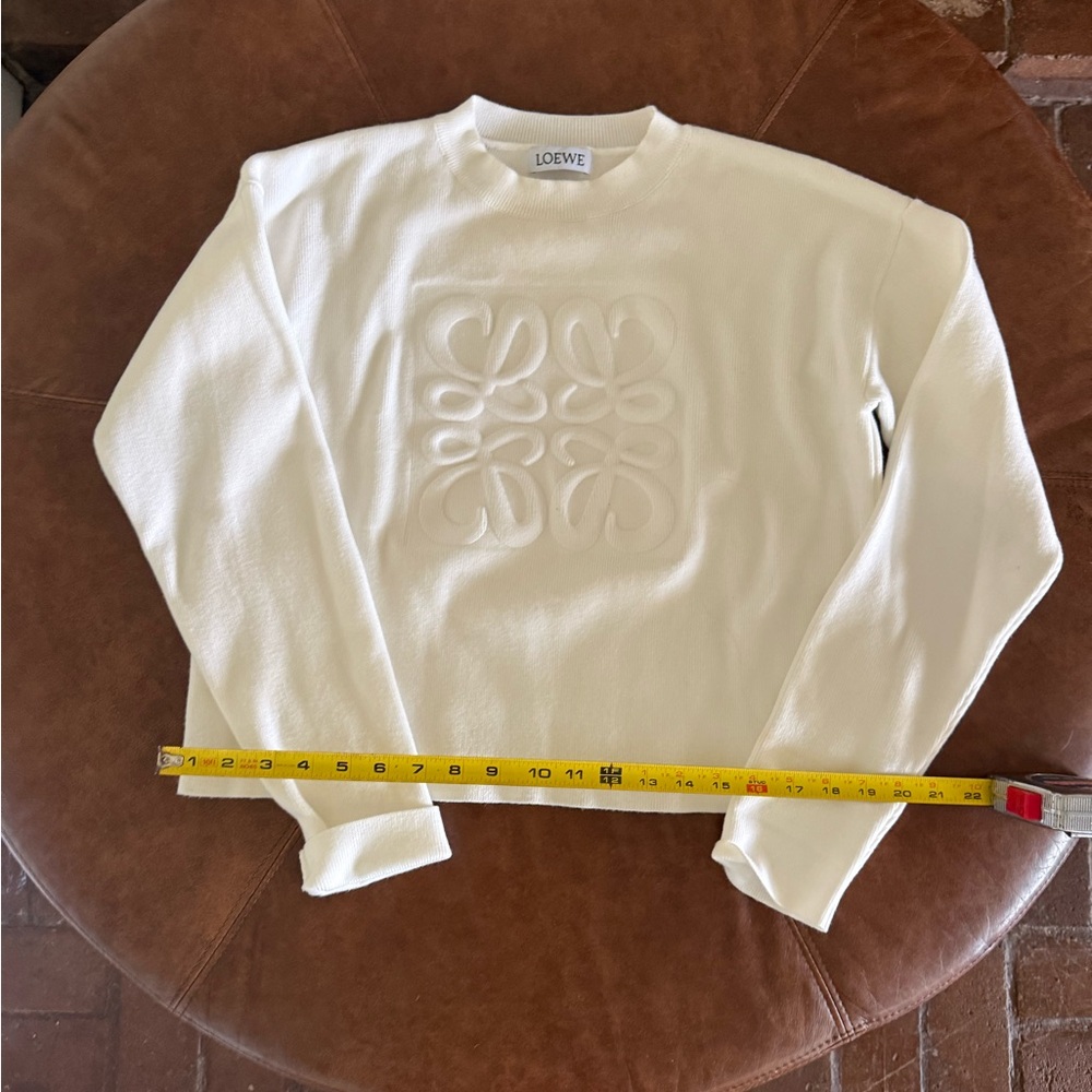 Loewe Cream Crew Neck Sweater View 6